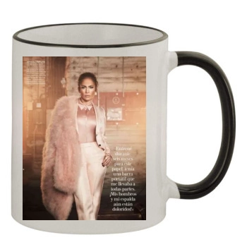 Jennifer Lopez 11oz Colored Rim & Handle Mug