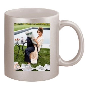 Jessica Alba 11oz Metallic Silver Mug