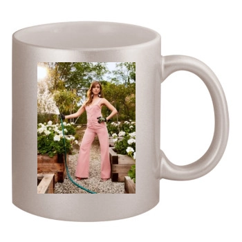 Jessica Alba 11oz Metallic Silver Mug