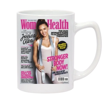 Jessica Alba 14oz White Statesman Mug