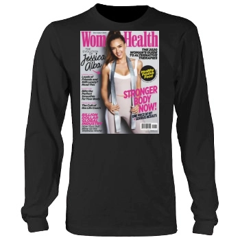 Jessica Alba Men's Heavy Long Sleeve TShirt