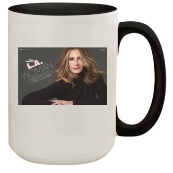 Julia Roberts 15oz Colored Inner & Handle Mug