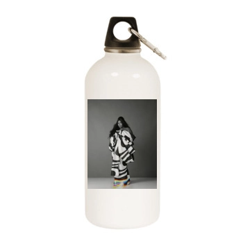 Lizzo White Water Bottle With Carabiner