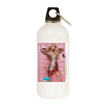 Paris Hilton White Water Bottle With Carabiner