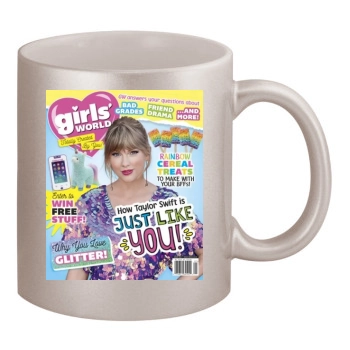 Taylor Swift 11oz Metallic Silver Mug