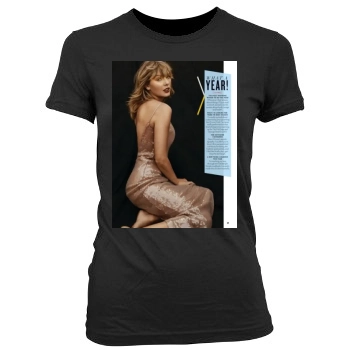 Taylor Swift Women's Junior Cut Crewneck T-Shirt