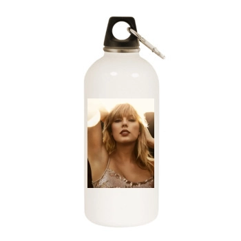 Taylor Swift White Water Bottle With Carabiner