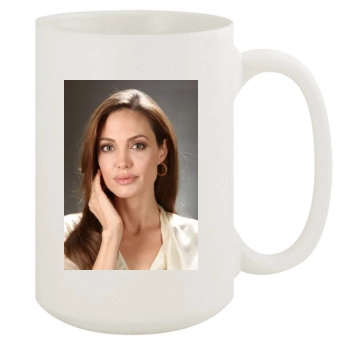 Angelina Jolie 15oz White Mug