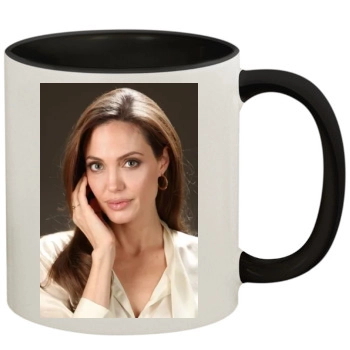 Angelina Jolie 11oz Colored Inner & Handle Mug