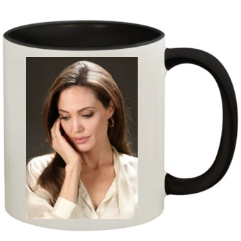 Angelina Jolie 11oz Colored Inner & Handle Mug