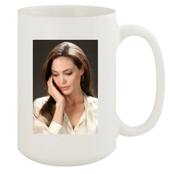 Angelina Jolie 15oz White Mug