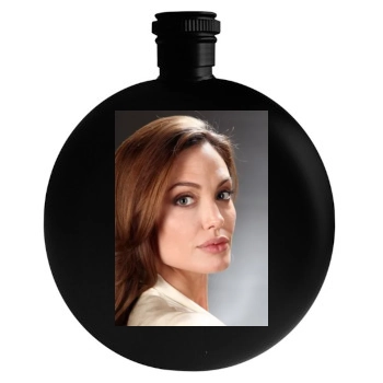 Angelina Jolie Round Flask