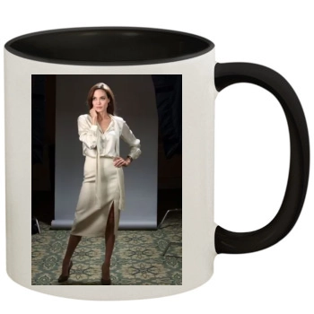 Angelina Jolie 11oz Colored Inner & Handle Mug