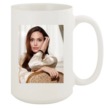 Angelina Jolie 15oz White Mug