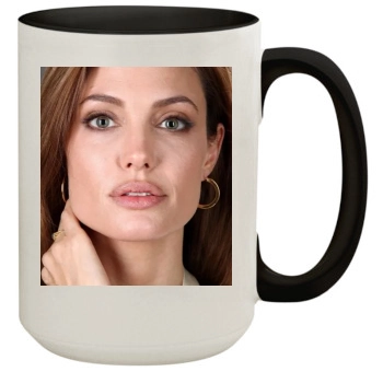 Angelina Jolie 15oz Colored Inner & Handle Mug