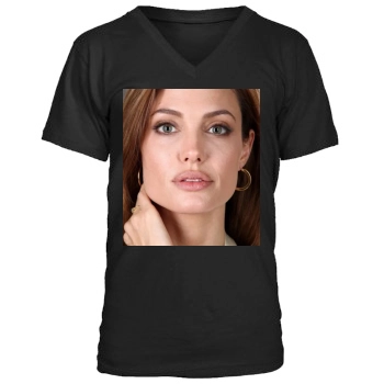 Angelina Jolie Men's V-Neck T-Shirt