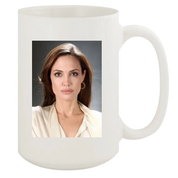 Angelina Jolie 15oz White Mug