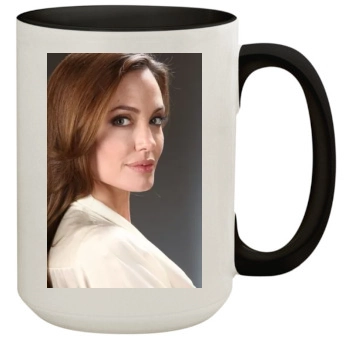 Angelina Jolie 15oz Colored Inner & Handle Mug