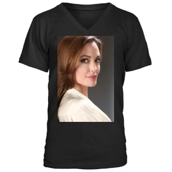 Angelina Jolie Men's V-Neck T-Shirt