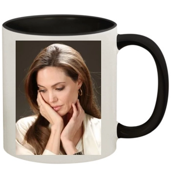 Angelina Jolie 11oz Colored Inner & Handle Mug