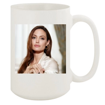 Angelina Jolie 15oz White Mug