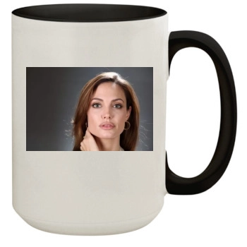 Angelina Jolie 15oz Colored Inner & Handle Mug