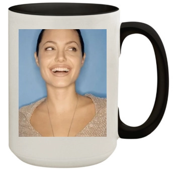 Angelina Jolie 15oz Colored Inner & Handle Mug