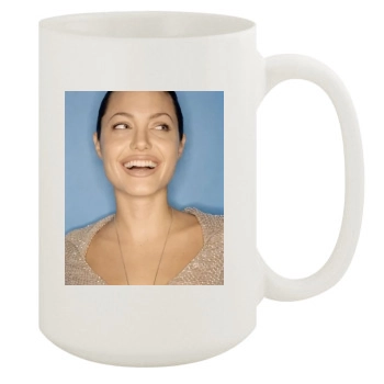 Angelina Jolie 15oz White Mug