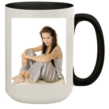 Angelina Jolie 15oz Colored Inner & Handle Mug