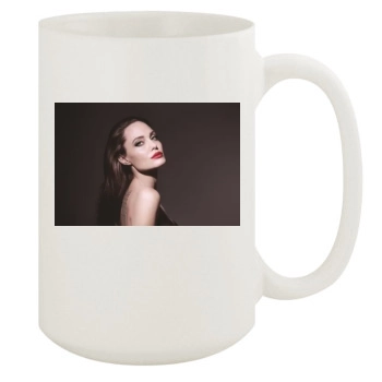 Angelina Jolie 15oz White Mug