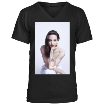 Angelina Jolie Men's V-Neck T-Shirt