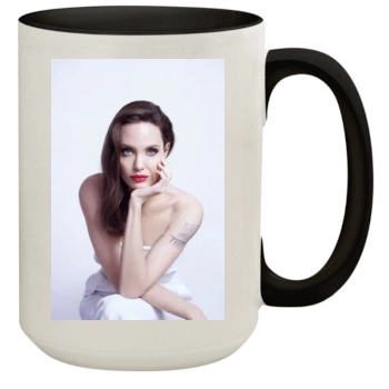 Angelina Jolie 15oz Colored Inner & Handle Mug