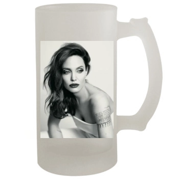 Angelina Jolie 16oz Frosted Beer Stein