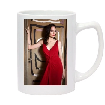 Angelina Jolie 14oz White Statesman Mug