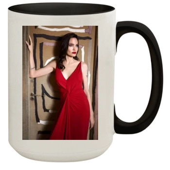 Angelina Jolie 15oz Colored Inner & Handle Mug