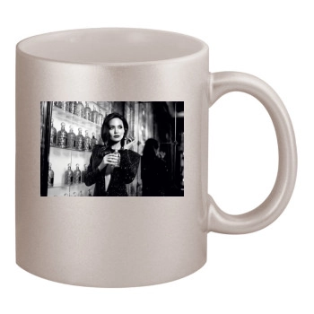 Angelina Jolie 11oz Metallic Silver Mug