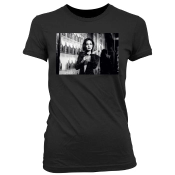 Angelina Jolie Women's Junior Cut Crewneck T-Shirt