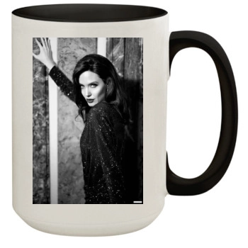 Angelina Jolie 15oz Colored Inner & Handle Mug