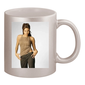 Angelina Jolie 11oz Metallic Silver Mug