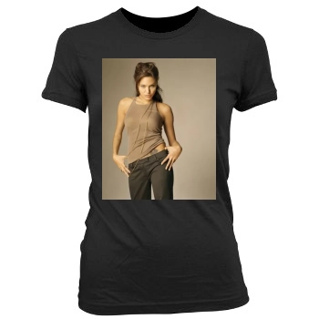 Angelina Jolie Women's Junior Cut Crewneck T-Shirt