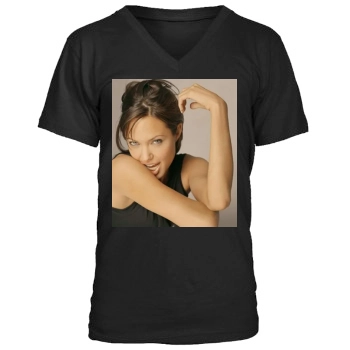 Angelina Jolie Men's V-Neck T-Shirt