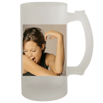 Angelina Jolie 16oz Frosted Beer Stein