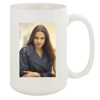 Angelina Jolie 15oz White Mug