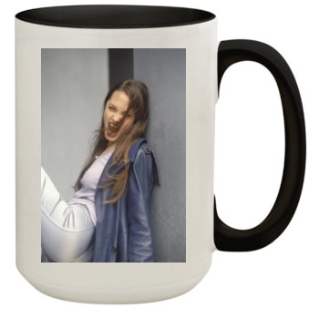 Angelina Jolie 15oz Colored Inner & Handle Mug