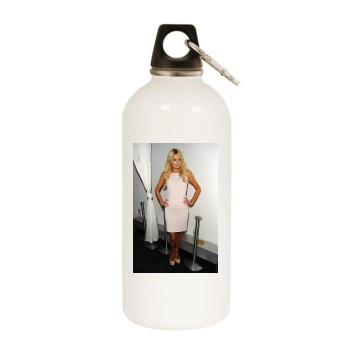 Paris Hilton White Water Bottle With Carabiner