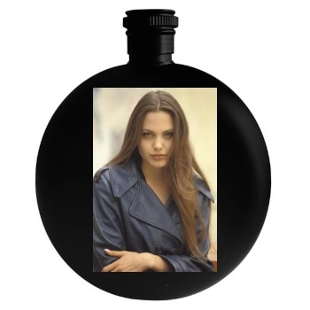 Angelina Jolie Round Flask