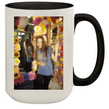 Angelina Jolie 15oz Colored Inner & Handle Mug