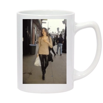 Angelina Jolie 14oz White Statesman Mug