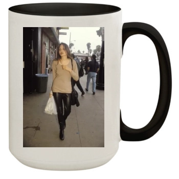 Angelina Jolie 15oz Colored Inner & Handle Mug