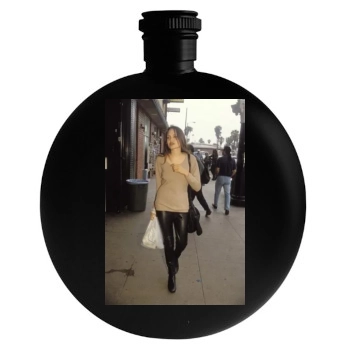 Angelina Jolie Round Flask